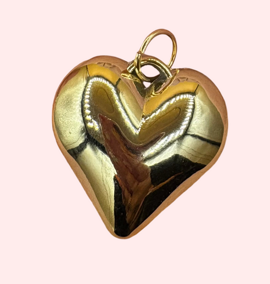 Groot hart bedel RVS