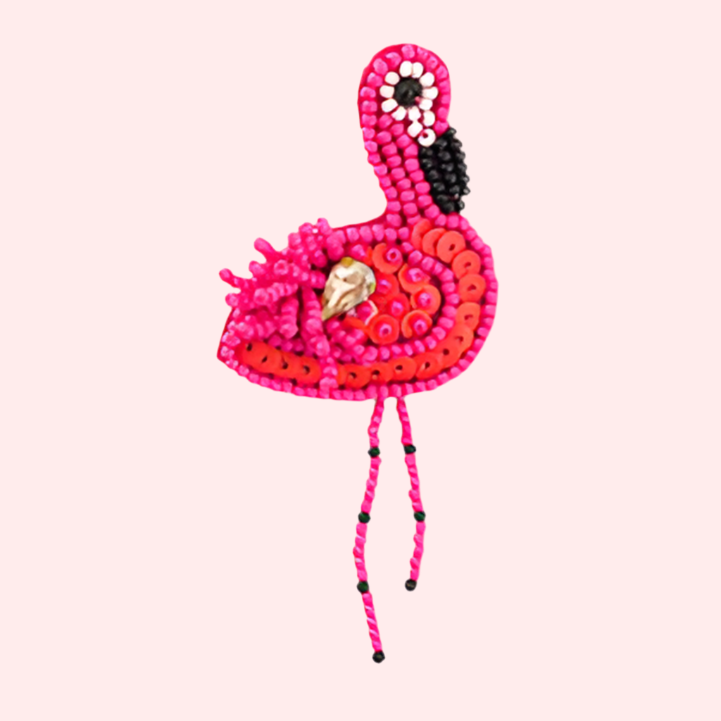 Flamingo broche